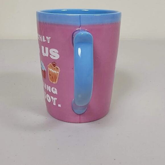 DaySpring Cupcakes Faith Mug Pink Blue Scripture Inspirational Coffee Tea Cup - Picture 5 of 9